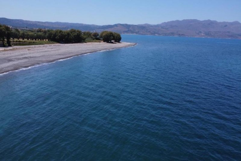 Tavronitis Kreta, Tavronitis: Erstklassiges Strandgrundstück mit malerischem Meerblick zu verkaufen Grundstück kaufen